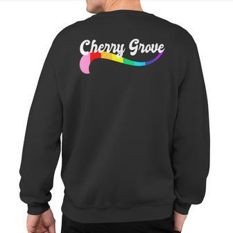 Cherry Grove Fire Island Gay Pride Homo Pride Nyc Queer Love Sweatshirt Back Print - Monsterry