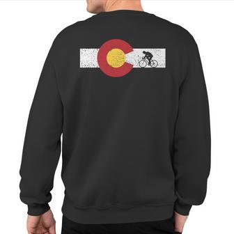 Colorado Cycling Mountain's Denver Sweatshirt Back Print - Monsterry AU