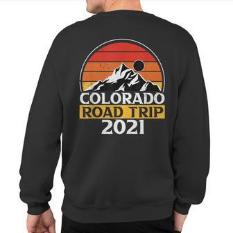 Colorado Road Trip Family Vacation Getaway Denver Matching Sweatshirt Back Print - Monsterry AU