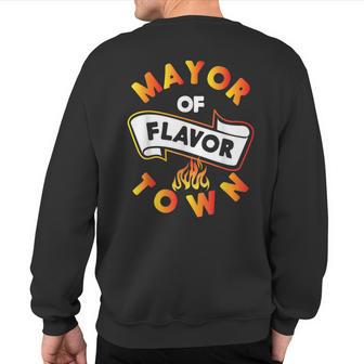 For Mayor Of Flavor Town Sweatshirt Back Print - Monsterry DE