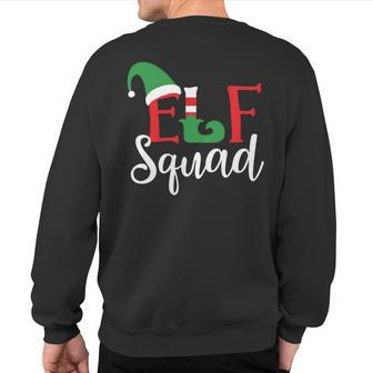 Elf Squad Christmas Matching Top Sweatshirt Back Print - Monsterry CA