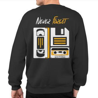 Never Forget Retro T Usual Price $2999 Sweatshirt Back Print - Monsterry DE