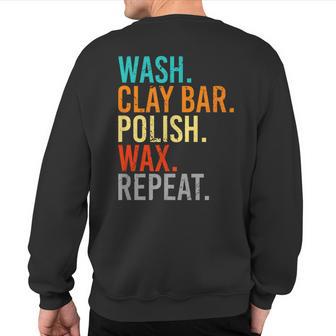 Car Detailer For Detailing Sweatshirt Back Print - Monsterry