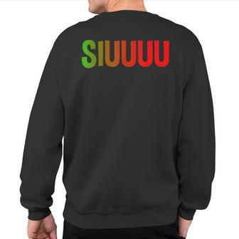 Cheers Siuuuu Sweatshirt Back Print - Thegiftio UK