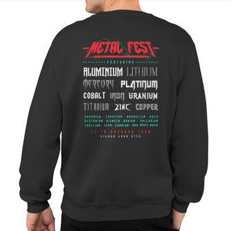 Metal Fest Puns Sweatshirt Back Print - Monsterry