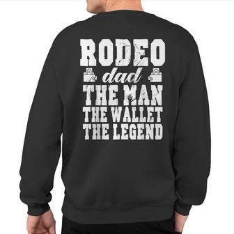 Rodeo Dad Man Wallet Legend Rodeo Dad Sweatshirt Back Print - Monsterry