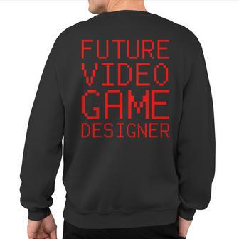 Future Video Game er Kid's Sweatshirt Back Print - Monsterry