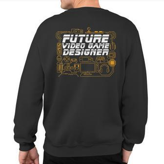 Future Video Game er Programmer Coding Gamer Sweatshirt Back Print - Monsterry DE
