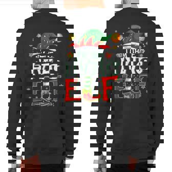 Im The Hvac Elf Fun Christmas Hvac Tech Sweatshirt Back Print - Thegiftio UK