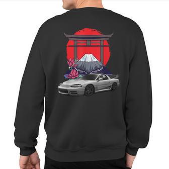 Jdm 3000Gt Car Tuning Japan Japan Shinto Drift Sweatshirt Back Print - Monsterry DE