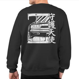 Jdm Japan Motorsport Tuning Car 90S Sweatshirt Back Print - Monsterry