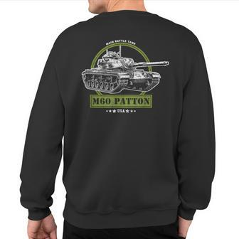 M60 Patton Main Battle Tank Sweatshirt Back Print - Monsterry