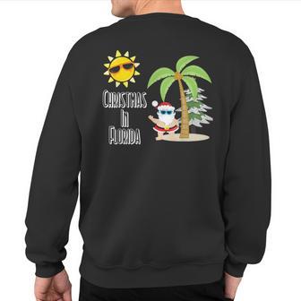 Merry Christmas Florida Style T Santa Summer Beach Sweatshirt Back Print - Monsterry UK