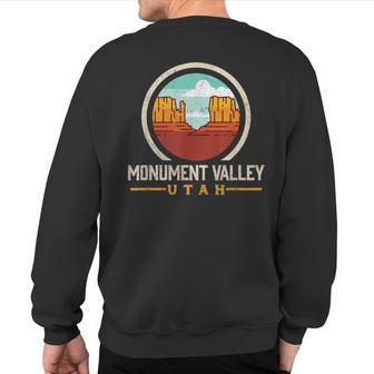 Monument Valley Graphic Classic Vintage Seal Sweatshirt Back Print - Monsterry DE