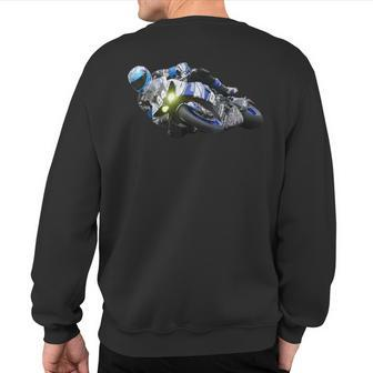 Motorcycle Racing Sports Bike Apparel Collection Sweatshirt Back Print - Monsterry