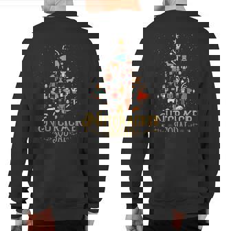 Nutcracker Squad Ballet Dance Lovely Christmas Sweatshirt Back Print | Seseable CA