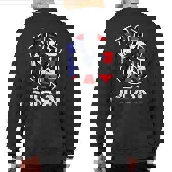 Proud Nuyorican Puerto Rico Sweatshirt Back Print - Monsterry