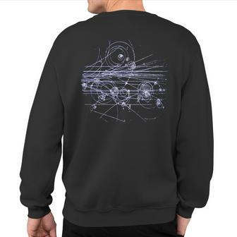 Quantum Mechanics Higgs Boson Lhc Particle Physics Scientist Sweatshirt Back Print - Monsterry
