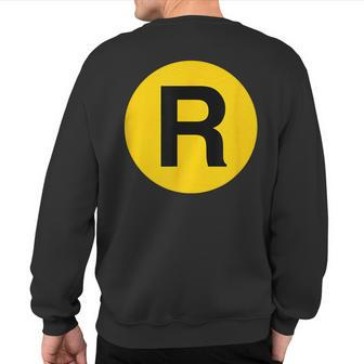 R Train New York Sweatshirt Back Print - Monsterry DE