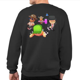 Stumble Guys Stumble Guys Sweatshirt Back Print - Thegiftio UK