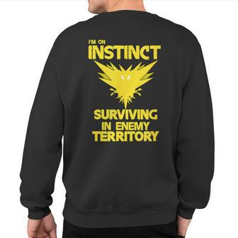 Survivor - Go Instinct Team Sweatshirt Back Print - Monsterry UK