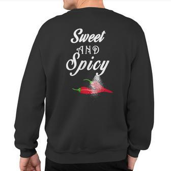 Sweet And Spicy T Sweatshirt Back Print - Monsterry UK