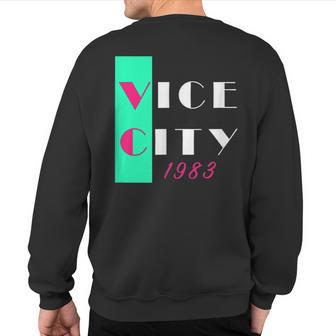 Vice City 1983 Sweatshirt Back Print - Monsterry DE