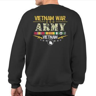 Vietnam Veteran War Army T For Those Who Served Sweatshirt Back Print - Monsterry UK