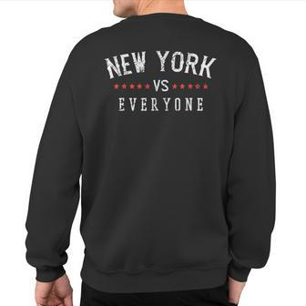 Vintage New York Vs Everyone All Sport Best New York Sweatshirt Back Print - Monsterry AU