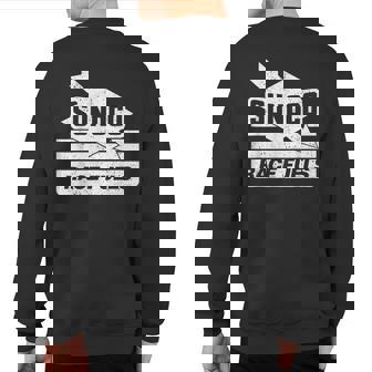 Vintage Sunoco Race Ruels Sweatshirt Back Print - Monsterry
