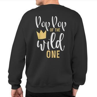 Of The Wild One 1St Birthday First Thing Matching Sweatshirt Back Print - Monsterry