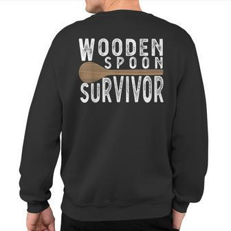 Wooden Spoon Survivor I Survived Wooden Spoon Sweatshirt Back Print - Monsterry AU