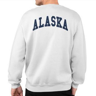 Alaska Throwback Print Classic Sweatshirt Back Print - Monsterry UK