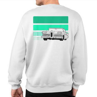 Classic American Muscle Land Yacht Club Vintage Car Sweatshirt Back Print - Monsterry