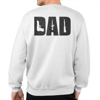 Dad And Guns Collection Vintage Father's Day Sweatshirt Back Print - Monsterry
