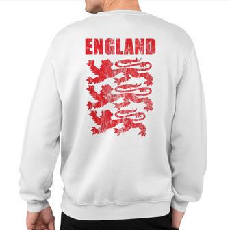 England Retro Vintage Outfit England Clothing Apparel Sweatshirt Back Print - Monsterry AU