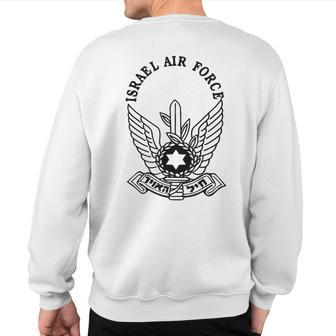 Israel Air Force Israeli Defense Jewish Pride Sweatshirt Back Print - Monsterry AU