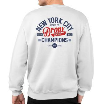 New York City Sport Co Football Baseball Basketball Fan Sweatshirt Back Print - Monsterry AU