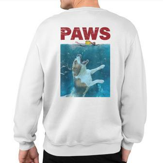 Paws Beagle Beagle Sweatshirt Back Print - Monsterry AU