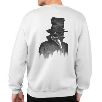Plague Doctor T Sweatshirt Back Print - Monsterry