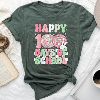 100 Days 100Th Day Of School For Girls Boys & Teacher Bella Canvas T-shirt | Mazezy
