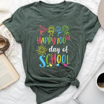 100 Days Of School Teacher 100Th Day Of School Bella Canvas T-shirt - Monsterry