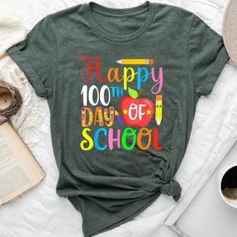 100 Days Of School Teacher And Student T Bella Canvas T-shirt | Mazezy