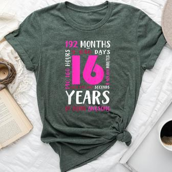 16Th Birthday Girl Daughter Niece Age 16 Year Old Bella Canvas T-shirt - Seseable