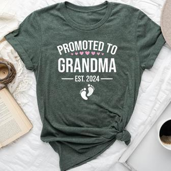 1St Time Grandma Est 2024 New First Grandma 2024 Bella Canvas T-shirt - Thegiftio UK