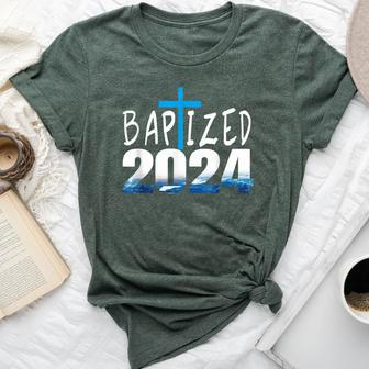 2024 Christian Baptism Baptized-In-Christ Keepsake Bella Canvas T-shirt | Mazezy