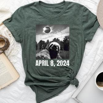 2024 Solar Eclipse Sloth Total Solar Eclipse Bella Canvas T-shirt - Thegiftio UK