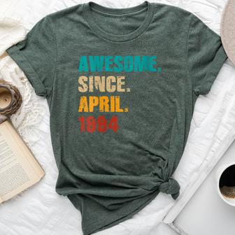 30 Year Old Vintage Awesome Since April 1994 30Th Birthday Bella Canvas T-shirt - Monsterry