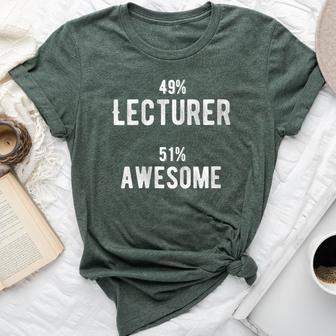 49 Lecturer 51 Awesome Job Title Bella Canvas T-shirt - Monsterry DE