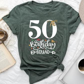 50Th Birthday Squad Party Bella Canvas T-shirt - Monsterry UK